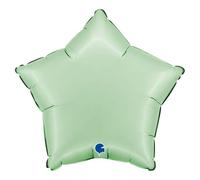 ABC18 Étoile unie Ø 46 cm Menthe satinée