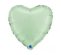 ABC18 Uni Cœur 46 cm Ø Menthe satinée brillante