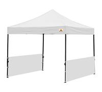 ABCCANOPY 18 + Couleurs Deux Demi Murs pour 10 'X10', 10 'X15', 10 'X20' Pop Up Paty Tente Auvent （ 2 Demi Murs Uniquement. Tente Acheter Séparément. Blanc