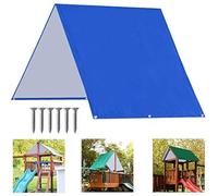ABCCANOPY Balançoire de Rechange, 109 x 228 cm, auvent imperméable pour Aire de Jeux, Pare-Soleil, Bleu