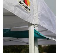 ABCCANOPY Canopy Accessoires 3 m Canopy Pluie Gouttière/Lumière de Gouttière pour 10 'x 10' Auvent Tente Pop up Turquoise