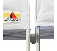 Abccanopy Canopy Accessoires 3 m Canopy Pluie Gouttière/lumière de gouttière pour 10 'x 10' Auvent Tente Pop up Gris