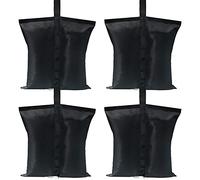 ABCCANOPY Lot de 4 sacs de poids de qualité industrielle pour tonnelle pliante Noir