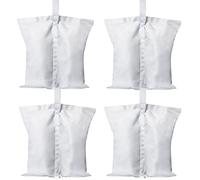 ABCCANOPY Lot de 4 sacs de sable pour auvent, tente de 68 kg, blanc (sans sable)