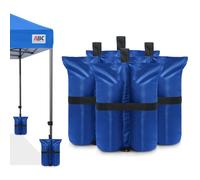 ABCCANOPY Lot de 4 sacs de sable pour auvent, tente de 84 kg, bleu (sans sable)