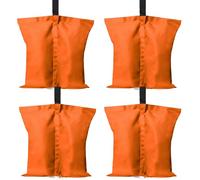 ABCCANOPY Lot de 4 Sacs de Sable pour Tente de 54,4 kg - Orange