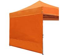 ABCCANOPY Panneau latéral pour tonnelle de 3 x 3 m, 1 paroi latérale Uniquement (Orange)
