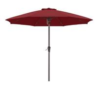 ABCCANOPY Parasol de patio de 3 m pour table de marché avec bouton-poussoir d'inclinaison - Pour jardin, terrasse, arrière-cour et piscine, 8 baleines, plus de 13 couleurs
