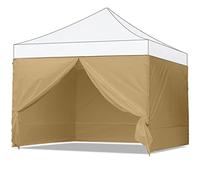 ABCCANOPY Paroi latérale 25,4 x 25,4 cm, beige (4 murs uniquement, cadre et dessus non inclus)