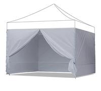 ABCCANOPY Paroi latérale 25,4 x 25,4 cm, gris (4 murs uniquement, cadre et dessus non inclus)