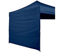 ABCCANOPY - Paroi latérale d’auvent instantané de 3 x 3 m - 1 paroi latérale uniquement, bleu marine