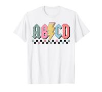 ABCD De Retour en Classe Joyeux Premier Jour d'école Retour à l'école T-Shirt