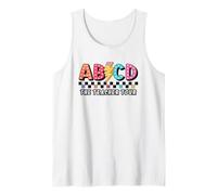 ABCD Lettres Lightning Bolt Design Débardeur