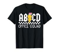 ABCD Office Squad Secrétaire Scolaire Assistant administratif T-Shirt