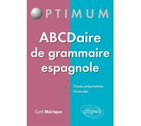 ABCDaire de grammaire espagnole - 50 fiches à connaître - Cyril Merique - Ellipses - broché - Méthode de langue