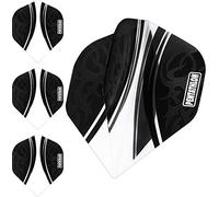 abcdarts Pentathlon Tribal Ailettes pour fléchettes. Mixte-Adulte, Transparent, Klassische