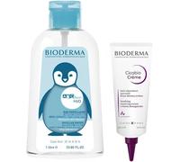 Abcderm H2o 1l + Cicabio Crème Cicatrisante 100 Ml Elle Nettoie En Douceur Calme Les Irritations Apaise Et Soulage La Sensation D'inconfort Respecte L'équilibre De La Peau