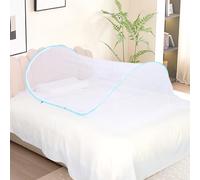 ABCDiper Moustiquaire de Voyage Pliable et Escamotable pour Lit Baldaquin D'extérieur Tente de Camping Accessoires de Chambre pour Filles pour Adultes et Enfants