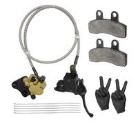 ABCERRSI Ensemble de maître-cylindre de frein à disque avant avec plaquette de frein compatible avec 50 cc, 70 cc, 90 cc, 110 cc, 125 cc SSR chinois ATV Dirt Bike Pit Bike Quad