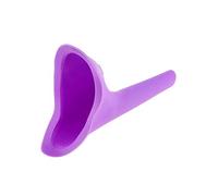 ABchat Female Urination Equipment Ladies Urine Silicone Funnel Female Outdoor Standing Small Can be reused Urinal Portable Camping Travel Toilet Purple Household Supplies Creative and UsefulSafety