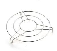 ABchat Steam Rack Metal Home Round Food Steaming Rack Stand Stainless Steel Steamer Basket Kitchen Cooking Tool Portable and Useful