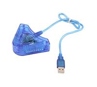 ABchat USB Controller Adapter for PSX and PS2 Controllers Dual Port Controller to PC USB Adapter Converter Adapters Converters