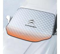 ABCHL Couverture Pare-Brise Voiture pour Citroen Ami (Electric) 2020-2023 2024 2025 AMI,Couverture Pare-Brise Avant Voiture,Repliable,Imperméable,Anti Givre Neige,Protection Repliable,Silver-S