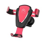 ABCHL Support Téléphone Voiture pour Citroën Berlingo 2008-2018 B9,Porte Telephone Voiture Tableau,Rotation 360°,Ultrastable Accroche,Opération À Une Main, Red