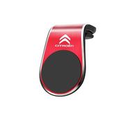 ABCHL Support Téléphone Voiture pour Citroën DS4 2011-2018,Porte Telephone Voiture Tableau,Rotation 360°,Ultrastable Accroche,Opération À Une Main, Red