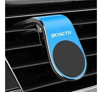 ABCHL Support Téléphone Voiture pour Mazda Skyactiv,Rotation 360°,Support Voiture,Accroche Telephone Voiture,360° Rotation Support Voiture Réglable,A/Blue