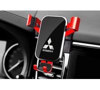 ABCHL Support Téléphone Voiture pour Mitsubishi Outlander 2016-2022,Rotation 360°,Support Voiture,Accroche Telephone Voiture,360° Rotation Support Voiture Réglable,C-Red