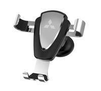 ABCHL Support Téléphone Voiture pour Mitsubishi,Porte Telephone Voiture Tableau,Rotation 360°,Ultrastable Accroche,Opération À Une Main,Silver