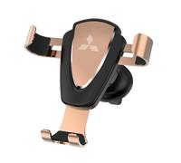 ABCHL Support Téléphone Voiture pour Mitsubishi Space Star 1998-2005,Porte Telephone Voiture Tableau,Rotation 360°,Ultrastable Accroche,Opération À Une Main, Gold