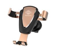 ABCHL Support Téléphone Voiture pour Nissan Kubistar 2003-2009,Porte Telephone Voiture Tableau,Rotation 360°,Ultrastable Accroche,Opération À Une Main, Gold