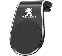 ABCHL Support Téléphone Voiture pour Peugeot 2008 206 207 3008 301 307 308,Rotation 360°,Support Voiture,Accroche Telephone Voiture,360° Rotation Support Voiture Réglable,A-Black