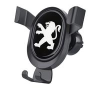 ABCHL Support Téléphone Voiture pour Peugeot 308 408 2008 3008 4008 5008,Rotation 360°,Support Voiture,Accroche Telephone Voiture,360° Rotation Support Voiture Réglable,A-Black