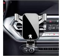 ABCHL Support Téléphone Voiture pour Peugeot 4008 508 308 408 5008,Rotation 360°,Support Voiture,Accroche Telephone Voiture,360° Rotation Support Voiture Réglable,C/Silver