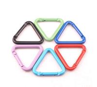 ABCOOL Lot de 12 Mini mousquetons porte-clés forme cœur étoile - 5 cm aluminium durable, libération rapide, verrouillage automatique, clip ressort forme D