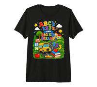 ABCs 123s and Big Kid Dreams Back to School Teacher T-Shirt Haut de Gamme