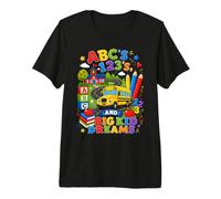 ABCs 123s and Big Kid Dreams Back to School Teacher T-Shirt Haut de Gamme