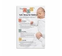 ABCs and 123s Poster Alphabet Numbers Nursery Art Canvas Print for Room Playroom Wall Decor Learning(Unframed,12x18inch(30x45cm))