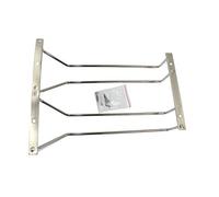 Abcsea 35 cm support de verre à vin, porte-verre à vin, porte-verres suspendu sous le placard, 1PCS (2 rangées)