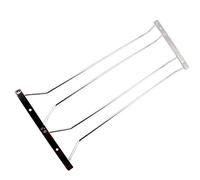Abcsea 40 cm support de verre à vin, porte-verre à vin, porte-verres suspendu sous le placard, 1PCS (2 rangées)