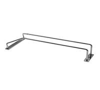Abcsea Porte-Verres à vin 1 rangée, Porte-Verre à Pied Suspendu Fini Chrome,Support de Verre à vin de 35cm pour Bar ou Cuisine
