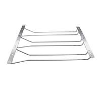 Abcsea Porte-Verres à vin 3 rangées, Porte-Verre à Pied Suspendu Fini Chrome,Support de Verre à vin de 30cm pour Bar ou Cuisine