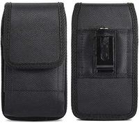 ABCTen Étui de Ceinture pour Blackview Blackview BV6300 Pro / BV4900 / BV5500 / BV5500 Pro Téléphone Portable Housse de Transport Holster Nylon Vertical Coque Support avec Clip en Métal