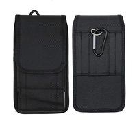 ABCTen Étui de Ceinture pour Huawei Mate 20 / P30 Lite/Nova 4 / P Smart+ 2019 / Y7 Prime/Honor 20 8S V20 Téléphone Portable Housse Holster Universel Nylon Vertical Horizontal Coque avec Crochet