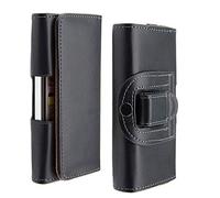 ABCTen Noir Étui de Ceinture pour Huawei P Smart / Y3 / Y5 Lite / Y5 Prime / Y6 Prime / Y9 2018 Sacoche Smartphone Simili Cuir Holster Clip Coque pour Huawei Enjoy 7 8 Plus/Enjoy 8E / Ascend G7