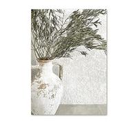 ABCWARRT Art Nordique Peinture sur Toile Paris Londres City Street Poster Olive Grass Plantes Feuilles Photo Home Salon Décoration Murale (50 * 70cm sans Cadre,2)