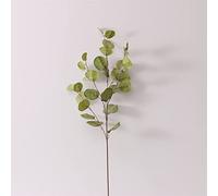 ABCWARRT Automne Eucalyptus Faux Plantes Fleurs Nouvelle Pomme Laisser Artificielle Plantes Vertes Décoration De Mariage Soie Faux Feuilles Décor À La Maison 6 Pièces (Vert)